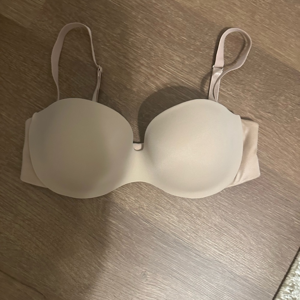Nude Strapless Bra - 34 C